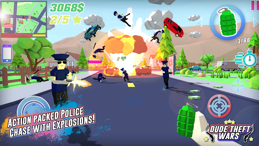 Dude Theft Wars: Offline games screenshot #1