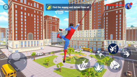 Spider Fighting: Hero Game screenshot #2