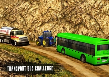 Chained Tractor Towing Rescue